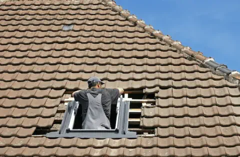 Pose de velux au Gua